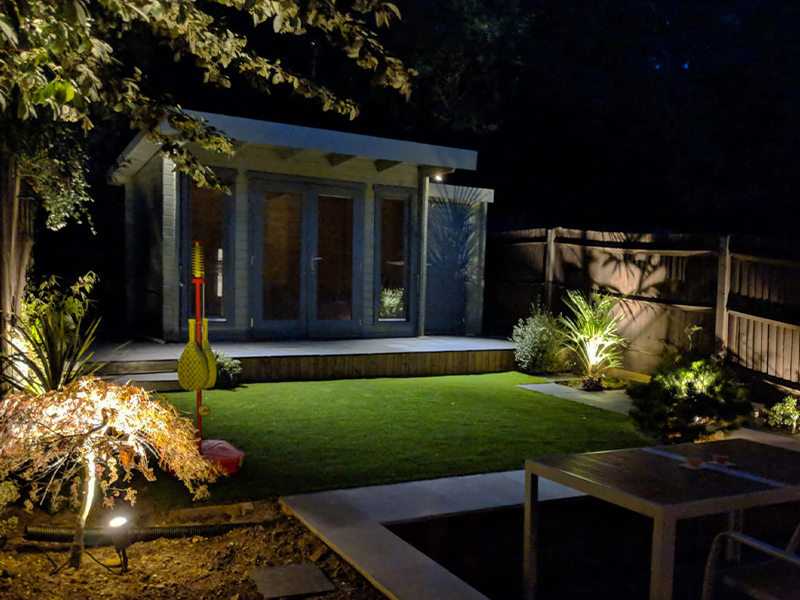 anti glare garden lighting in hertfordshire